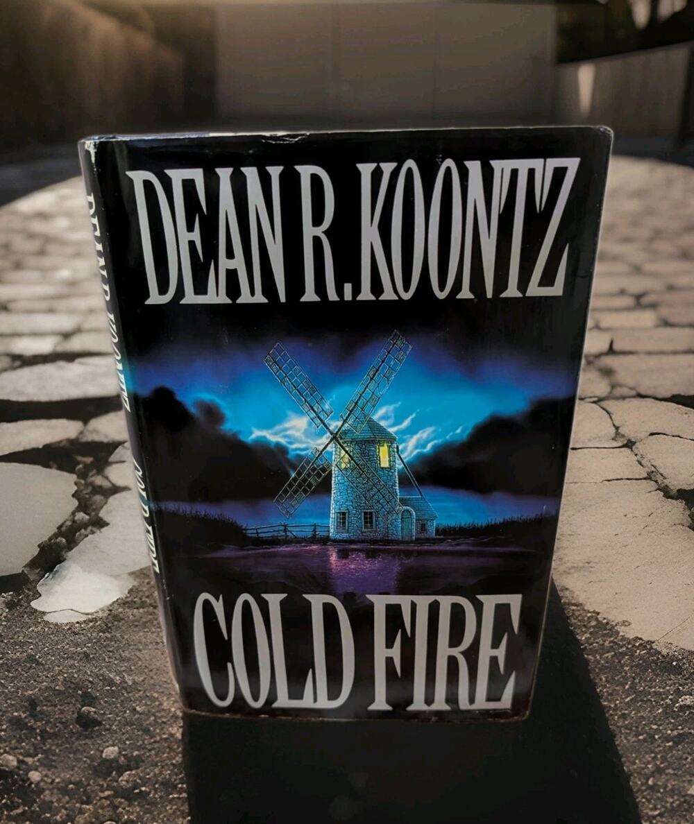 Cold Fire by Dean Koontz (1991, Hardcover w/ Dust Jacket) Thriller BCE Book Club